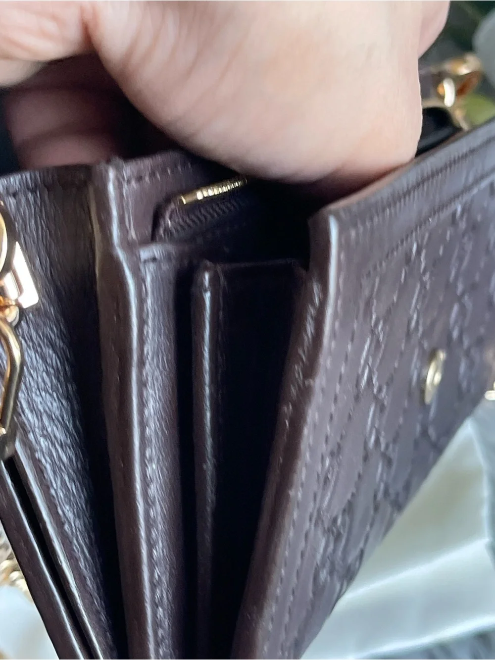 Authentic Gucci vintage GG marmont long wallet